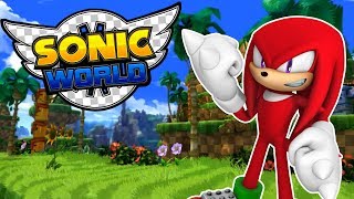 Knuckles Plays: "SONIC WORLD" for the first time... screenshot 1