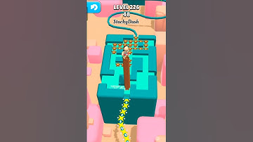 STACKY DASH LEVEL 226 ALL GAME PLAY IN MOBILE!! #games #stacky #stackydash #gameplay #gaming