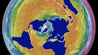 AE Map with Wind Currents