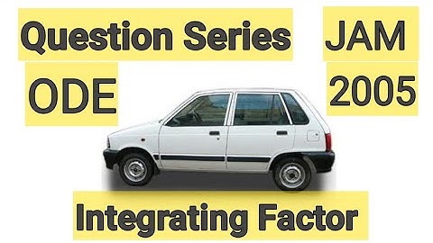 IIT-JAM 2005 PYQ | ODE | Integrating Factor #JAMPYQ #pyq #ode #questionseries