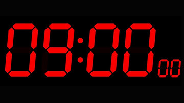 9 Minute Countdown Timer ( Red Color Big Digit ) / 540 Second Countdown Timer(No mid-video ads)