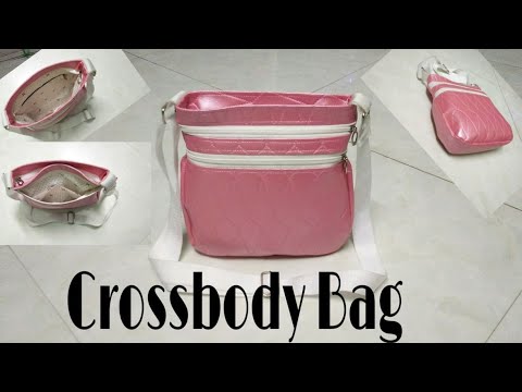 DIY : Designer Crossbody Bag (Sling Bag) With Lots of Pockets Tutorial By Anamika Mishra ...