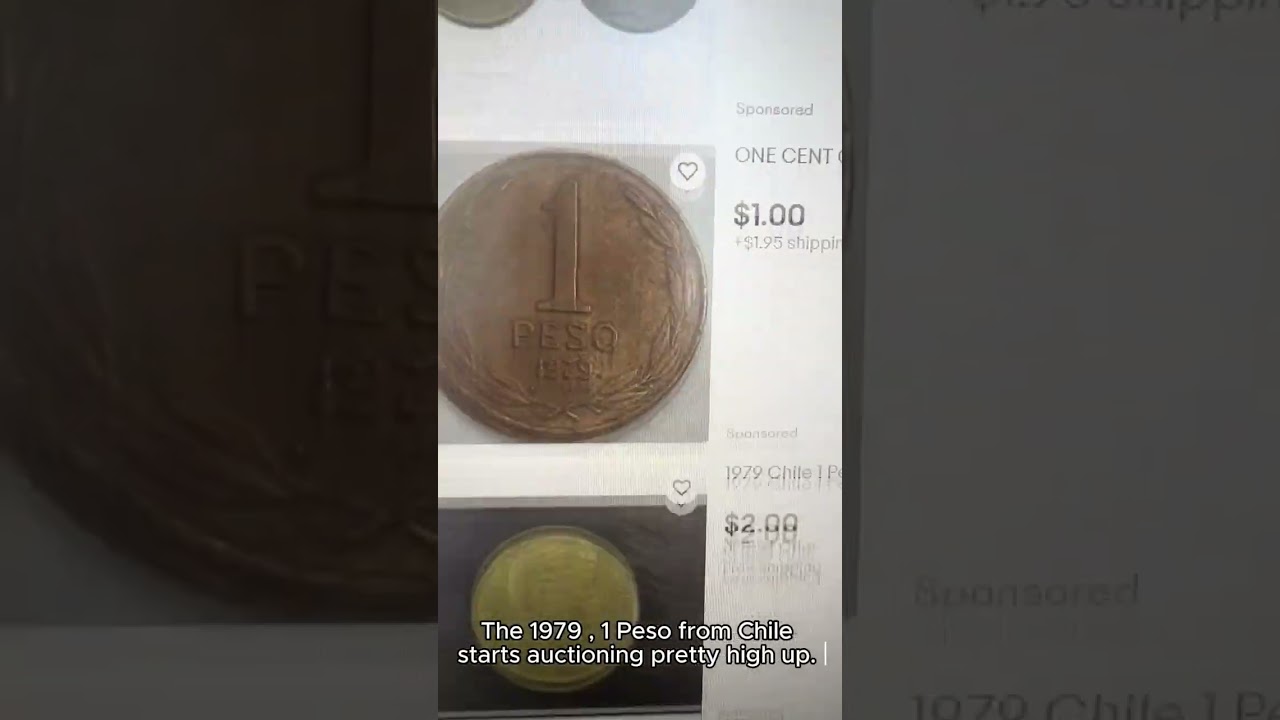That Much Money for this Coin? 😲💸 1 Peso, Chile - 1979 