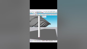 SketchUp SPACE FRAME STRUCTURE/ COMPLEX MODELLING