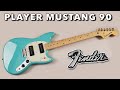 the Fender Player Mustang 90 is a Mean Seafoam Green Tone Machine!