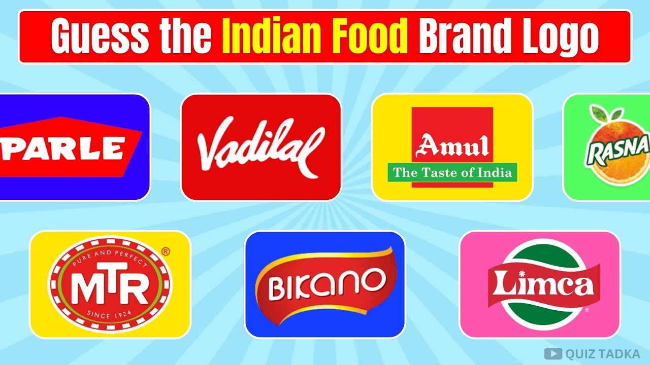 Guess the Indian Food Brand Logo | 40 Indian Food & Drink Brand Logos | Logo Quiz Challenge