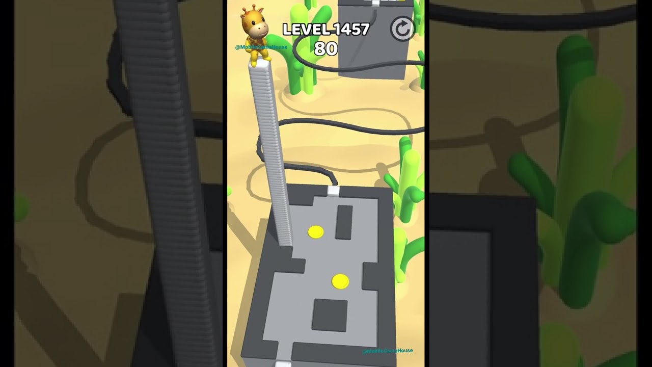 Gameplay top mobile games Relaxing n satisfying game iOS/ANDROID Stacky Dash  