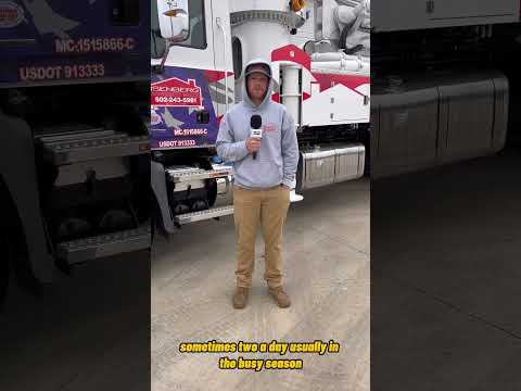 Karson Isenberg of Isenberg Concrete Walls picked up their first concrete pump, a DY 38X-5ZR.