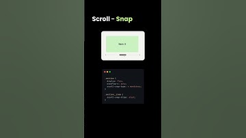 Master Scroll-Snap Using CSS 🔥 #css #tipsandtricks #codemonarch