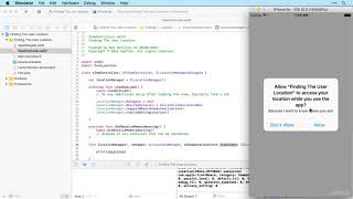 ios 11 Developer Course Tutorial -  Finding A Users Location Part 36 Profile