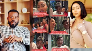 Hajia4real seen having fun with her stepchildren (RNAQ children) on hajia daughter's birthday 