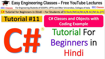 C# Tutorial 11 - Objects and Classes in C Sharp - C# Tutorial for Beginners Hindi