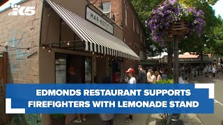 Making lemons into lemonade, Edmonds restaurateur gives back to firefighters
