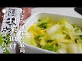 『ご飯が止まらん!』白菜のわさび漬けの作り方。チューブで簡単!