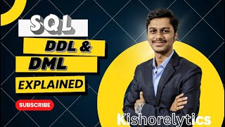 SQL Crash Course 2025 | DDL vs DML Explained with Real Examples (Beginner to Advanced)