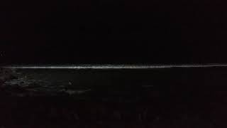 Suasana malam pantai tanjung lesung berikut suara ombak