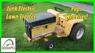 Nissan Leaf Powered Rat Rod Electric Lawn Tractor