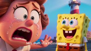 Spongebob At Boating Following Rules For Safety