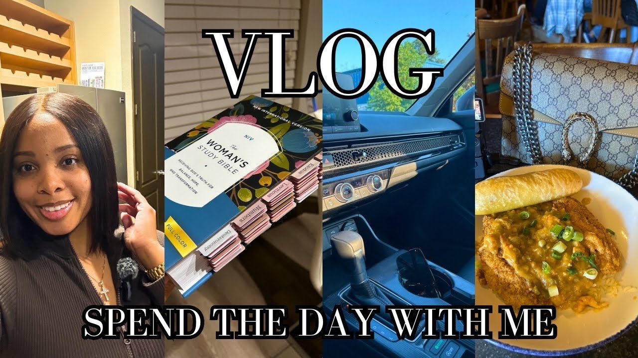 Spend the Day with me | Solo Lunch, Car Wash, Aldi Haul & Bible Unboxing