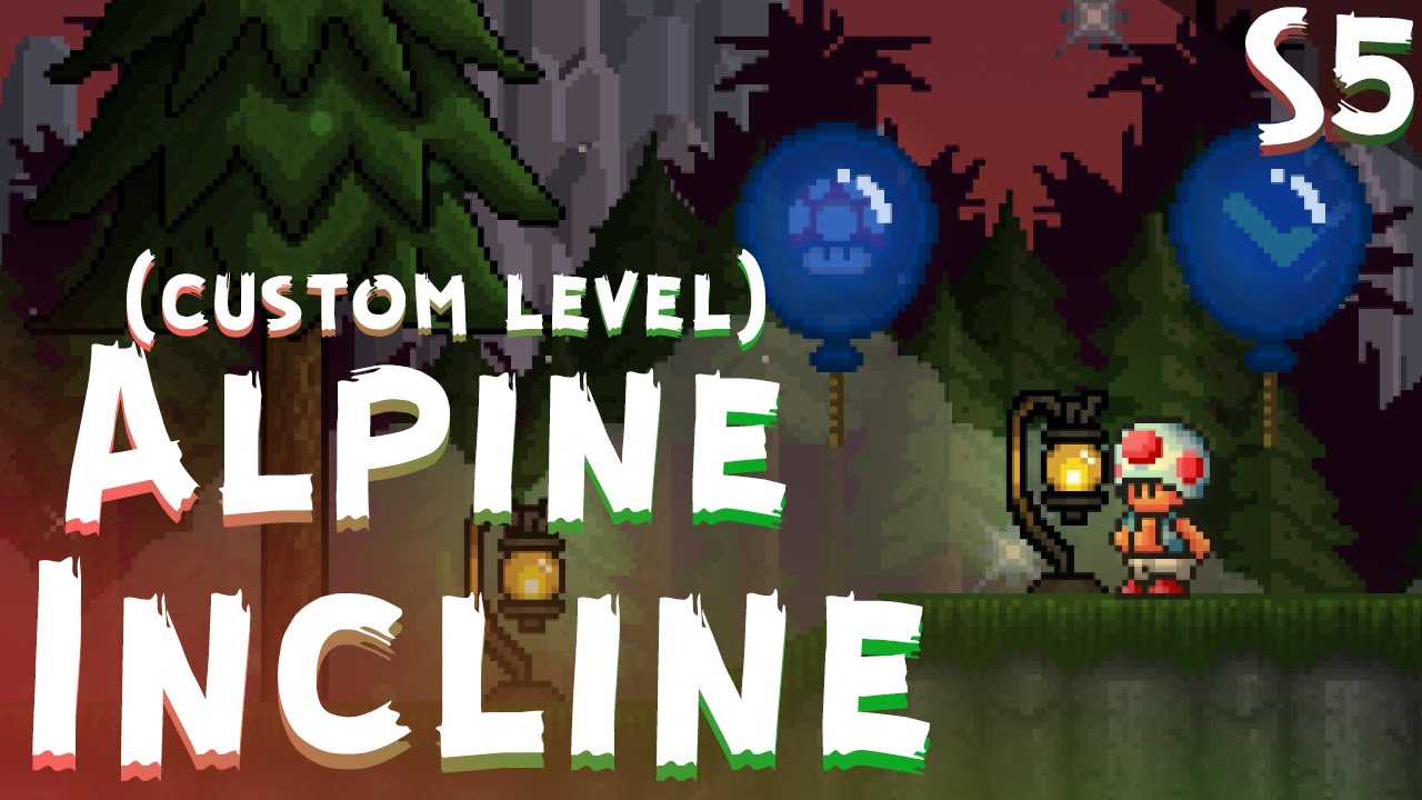 Сломанная вечеринка - Alpine Incline SMBX2 Custom Level