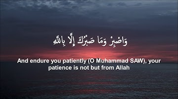 ما تيسر من سورة النحل اية 127 - 128