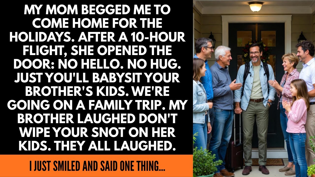 Моя мама умоляла меня приехать домой на каникулы. После 10-часового перелета она открыла дверь, н...
