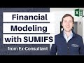 EXCEL SKILLS - How to build Financial Model in Excel (liquidity forecast with SUMIFS formula)