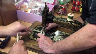 Frister and Rossman Round Needle Industrial Sewing Machine: learning with my brother series