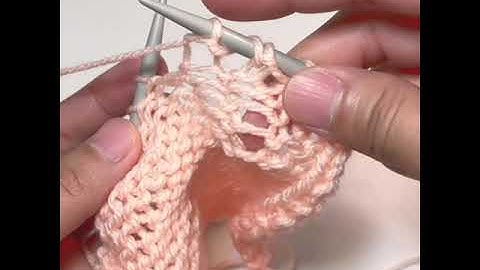 How to yarn over (yo) between two purl stitches #shorts | VGYS