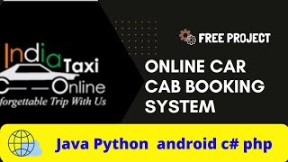 Online car Cab Booking System | BCA Final Year Project | Free Download Project Source Code