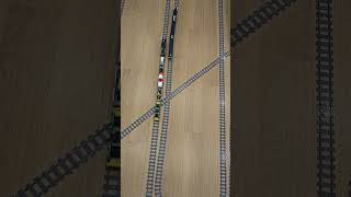 LEGO trains from above! 60337, 60197 and 60052 on triple loop