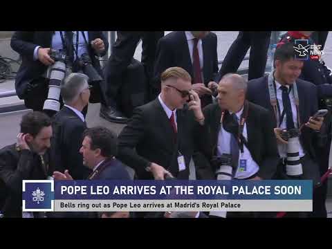 Royal Palace in Madrid Extends Warm Welcome to Pope Leo XIV | Apostolic Journey to Spain 2026