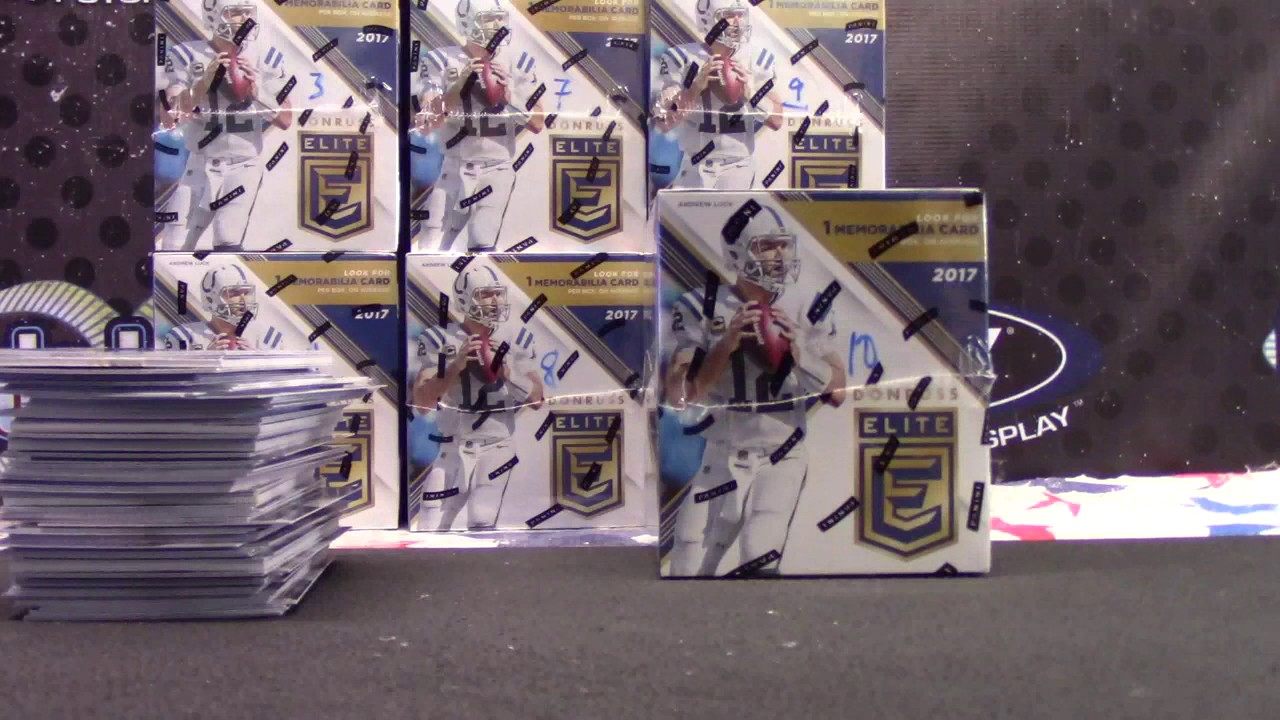 Travis' 2017 Elite Football 2 Box Break