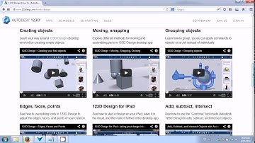 Autodesk 123D - Simple modeling tools - Part 1 - Introduction