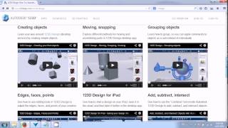 Autodesk 123D - Simple modeling tools - Part 1 - Introduction