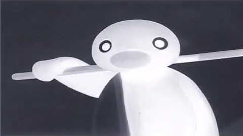 Pingu Outro Black and White, Inverted, Pitch Shift +12, and Not Reversed