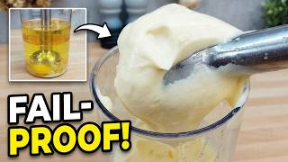 How To Make Mayonnaise With An Immersion Blender | Fail-proof Homemade Mayo