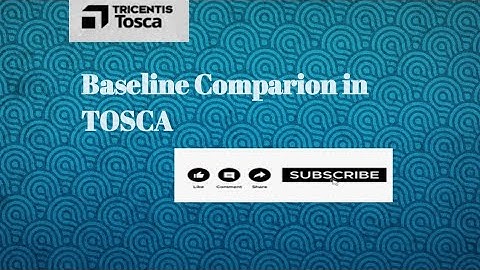 Tosca Concept| Baseline Comparison In Tosca | Compare Web Table State #webtable  #baselineComparison