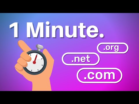 The 1-Minute Guide to Buying a Domain Name
