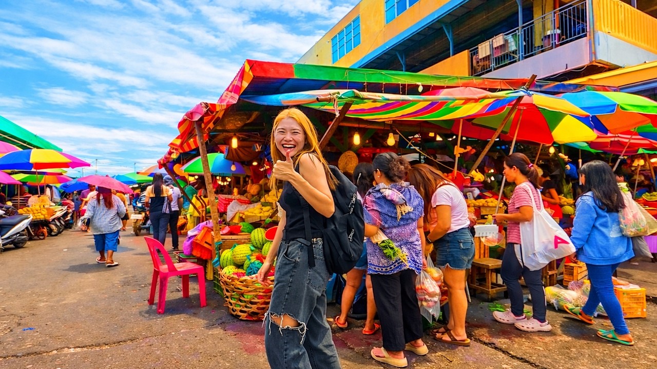 Carbon Market Cebu Vlog 🇵🇭 Mango for 90 Pesos + Jeepney Experience!