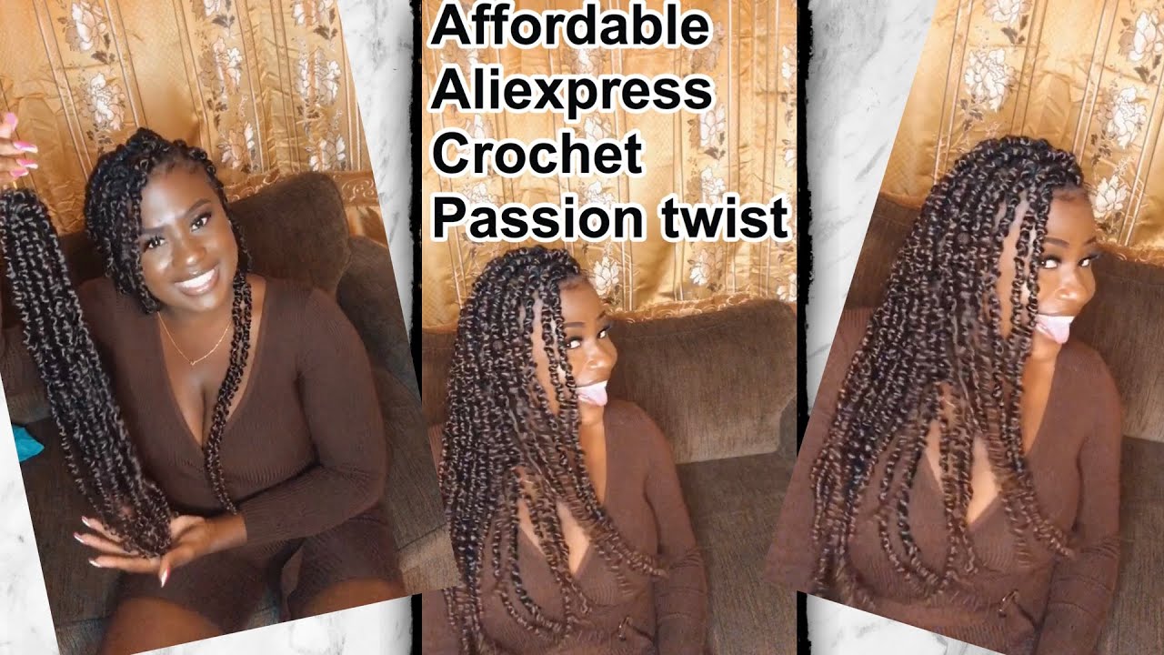 Aliexpress Pre Twisted Passion Twist Crochet Hair Review | feat Xtrend hair store