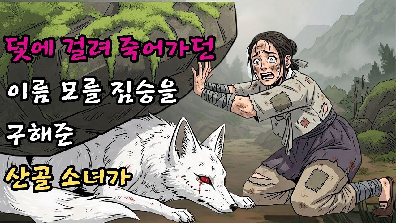 덫에 걸려 죽어가던 이름 모를 짐승을 구해준 산골 소녀가 산신령의 보은으로 조선 팔도 제일가는 부자 된 썰#야담 #민담 #전설 #설화