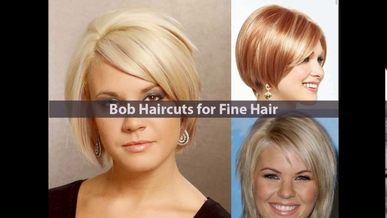 Short Stacked Haircuts For Fine Hair Youtube