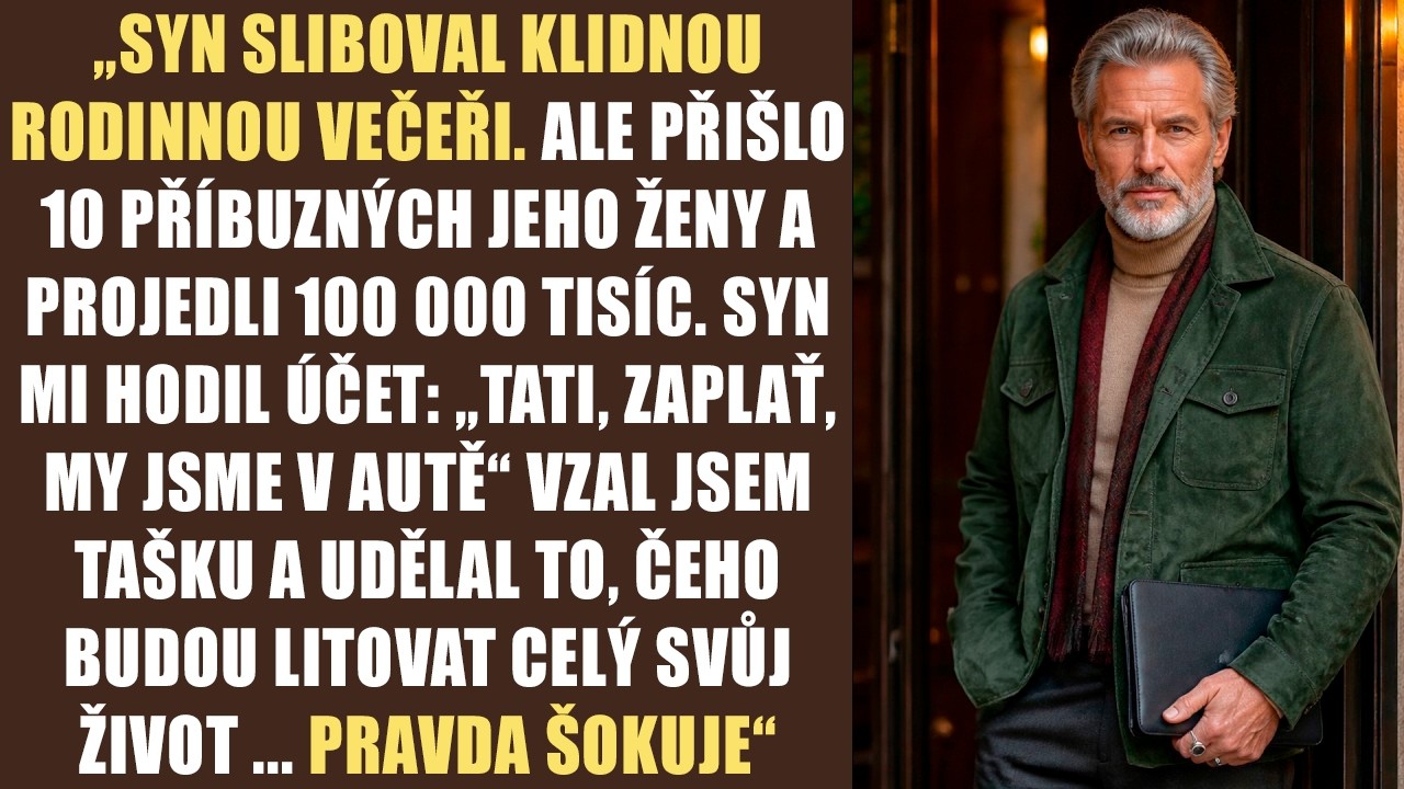 Min son sköt notan över bordet – 100 000 rubel – utan att se mig i ögonen. ”Du betalar. Vi väntar i bilen.” Hela kvällen hade jag suttit vid gången, bland hans frus släktingar som åt och drack på...