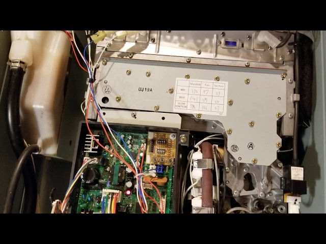 Rheem Richmond tankless water heater repair, look for flame rods code 11 or  12 - YouTube