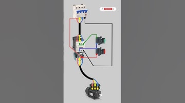 Dol Starter Complete Wiring Connection #dolstarterconnection #dolstarter