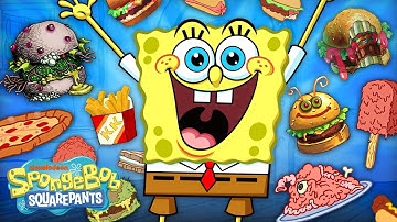 EVERY Food in Bikini Bottom Ever 😋 | 1 Hour | SpongeBob
