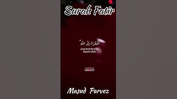 35-Surah Fatir  سورة فاطر