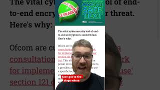 Tell Ofcom to practice #safetext #privacy #UK