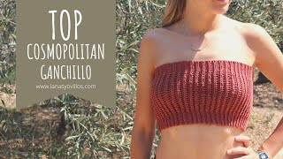  ¡TEJE EL TOP MÁS FÁCIL!  Todas las tallas | Crochet - Ganchillo | Lanas y Ovillos